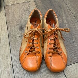 Born Women's Orange and Tan Sneakers
